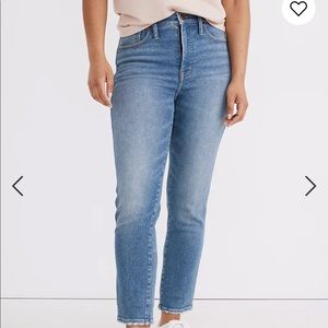 Madewell Stovepipe Jeans